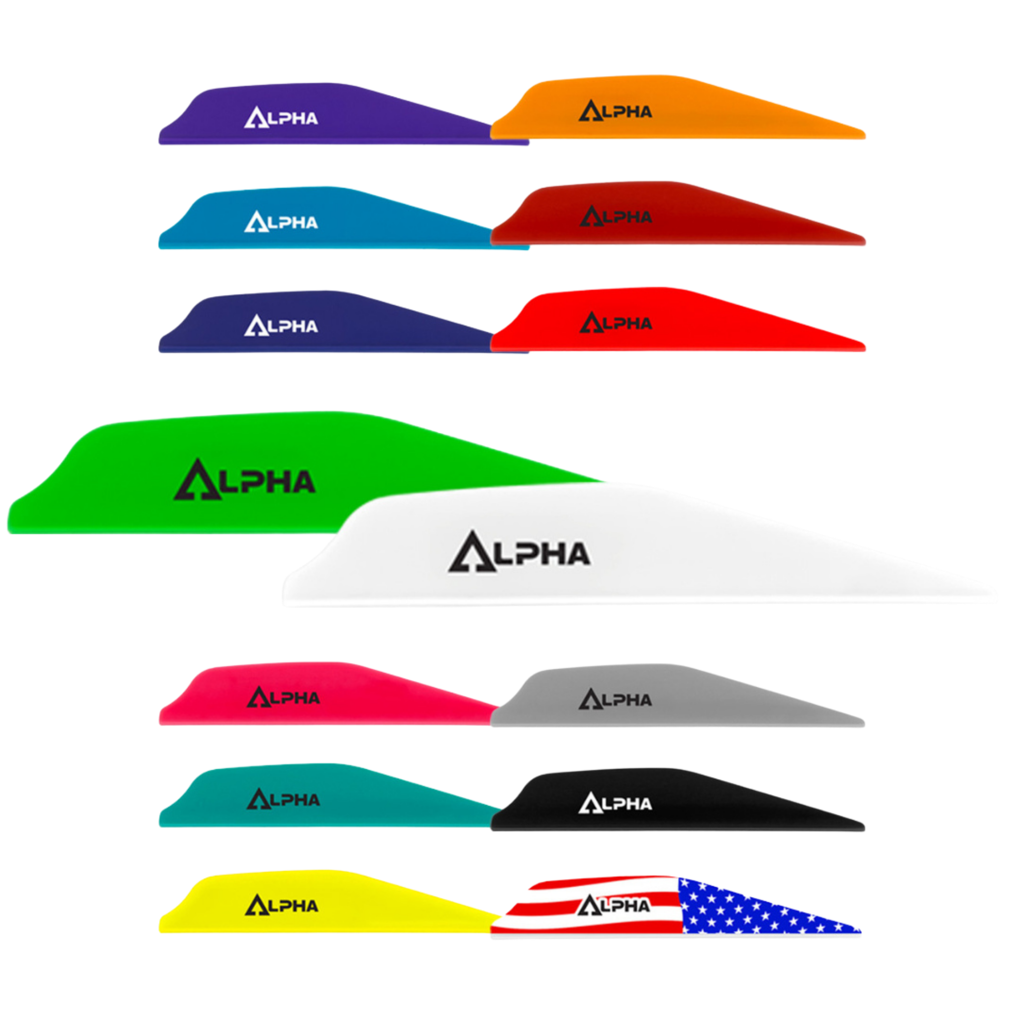 Bohning Alpha AR1250 Vane - 100er Pack