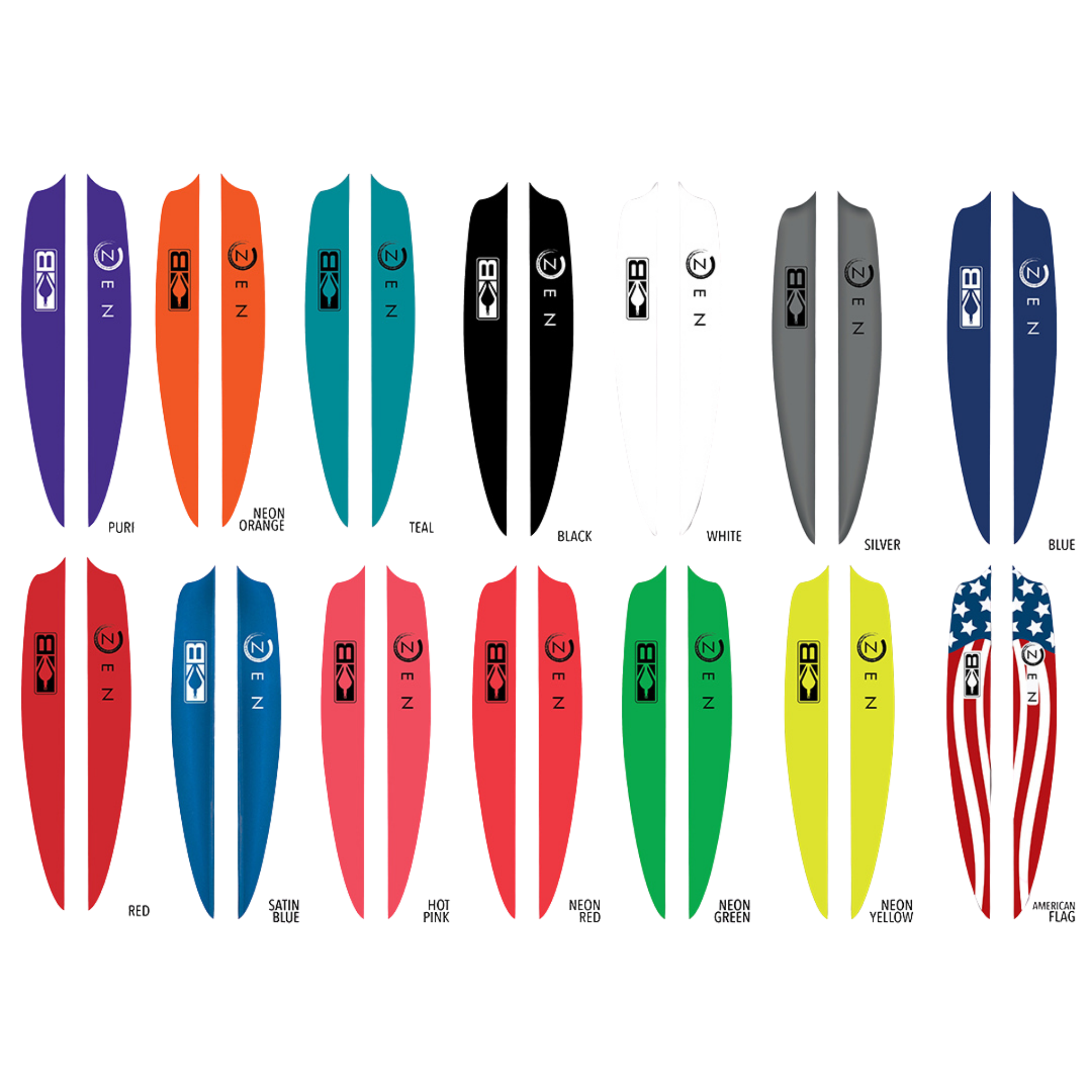 Bohning Zen Vane 100er Pack