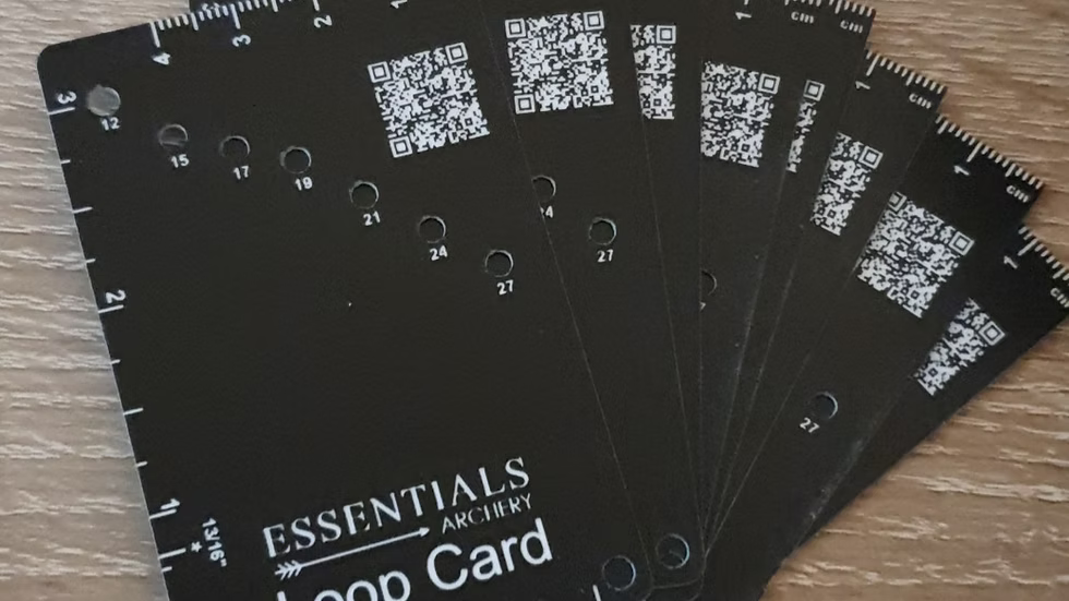 Essential Archery Loop Card
