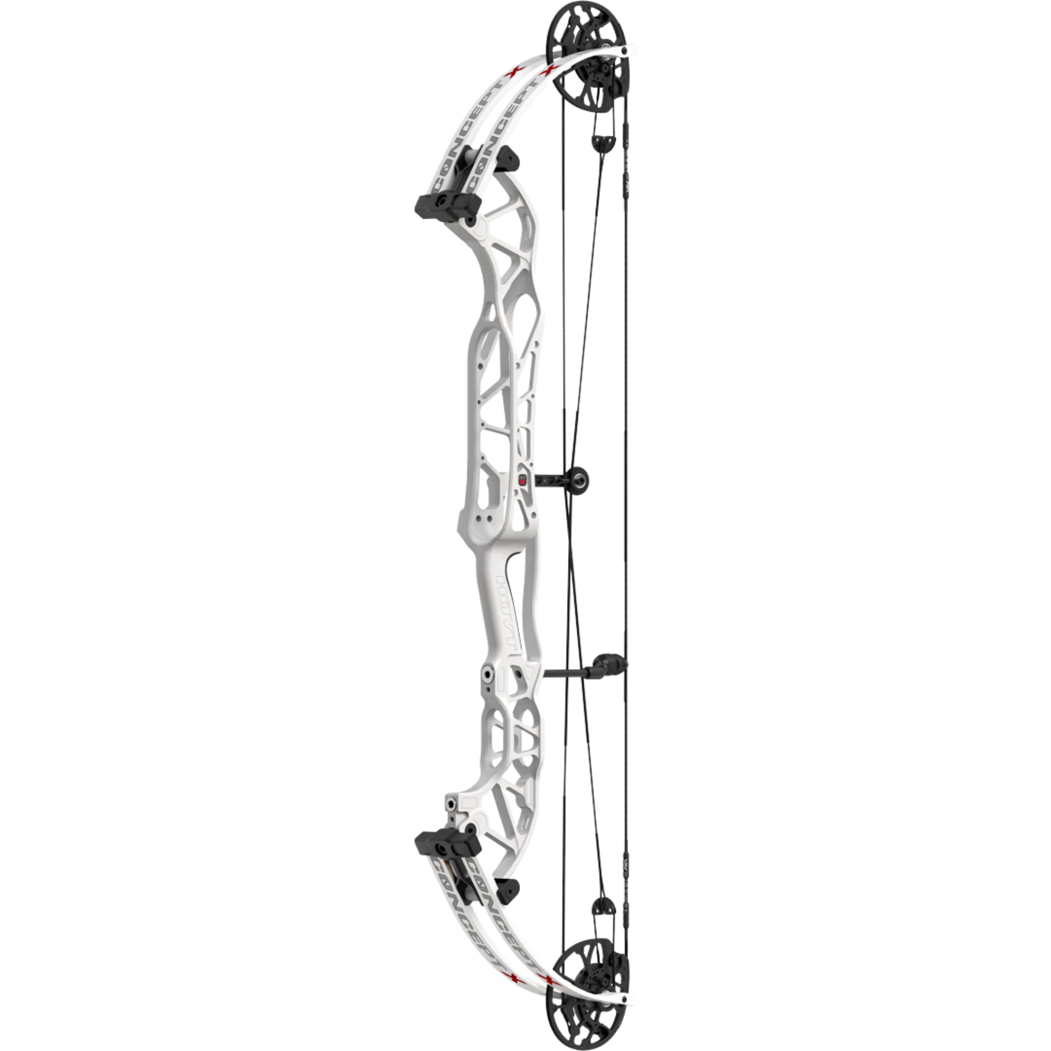 Hoyt Concept X 37 Compoundbogen - weiße Wurfarme