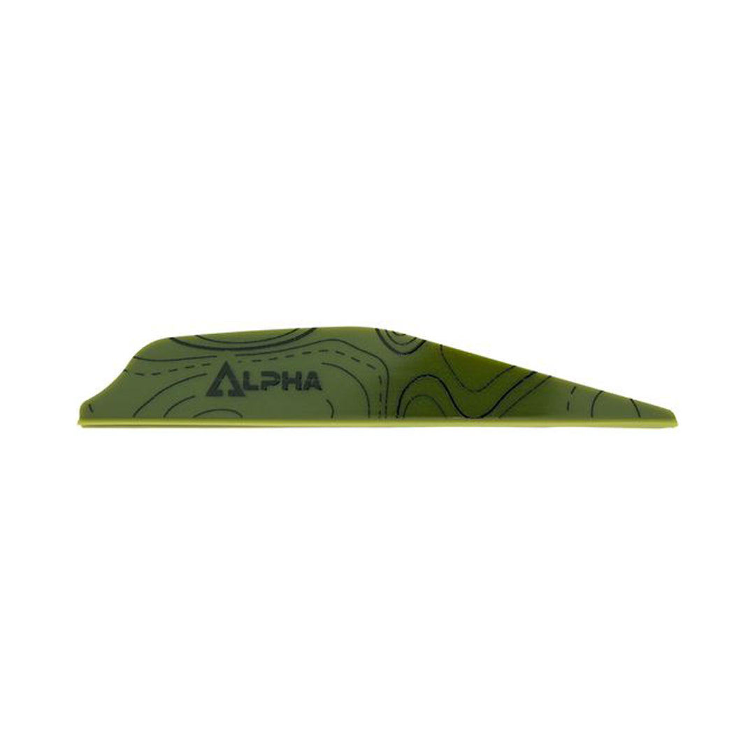 Bohning Alpha AR1250 Topo Vane - 100er Pack