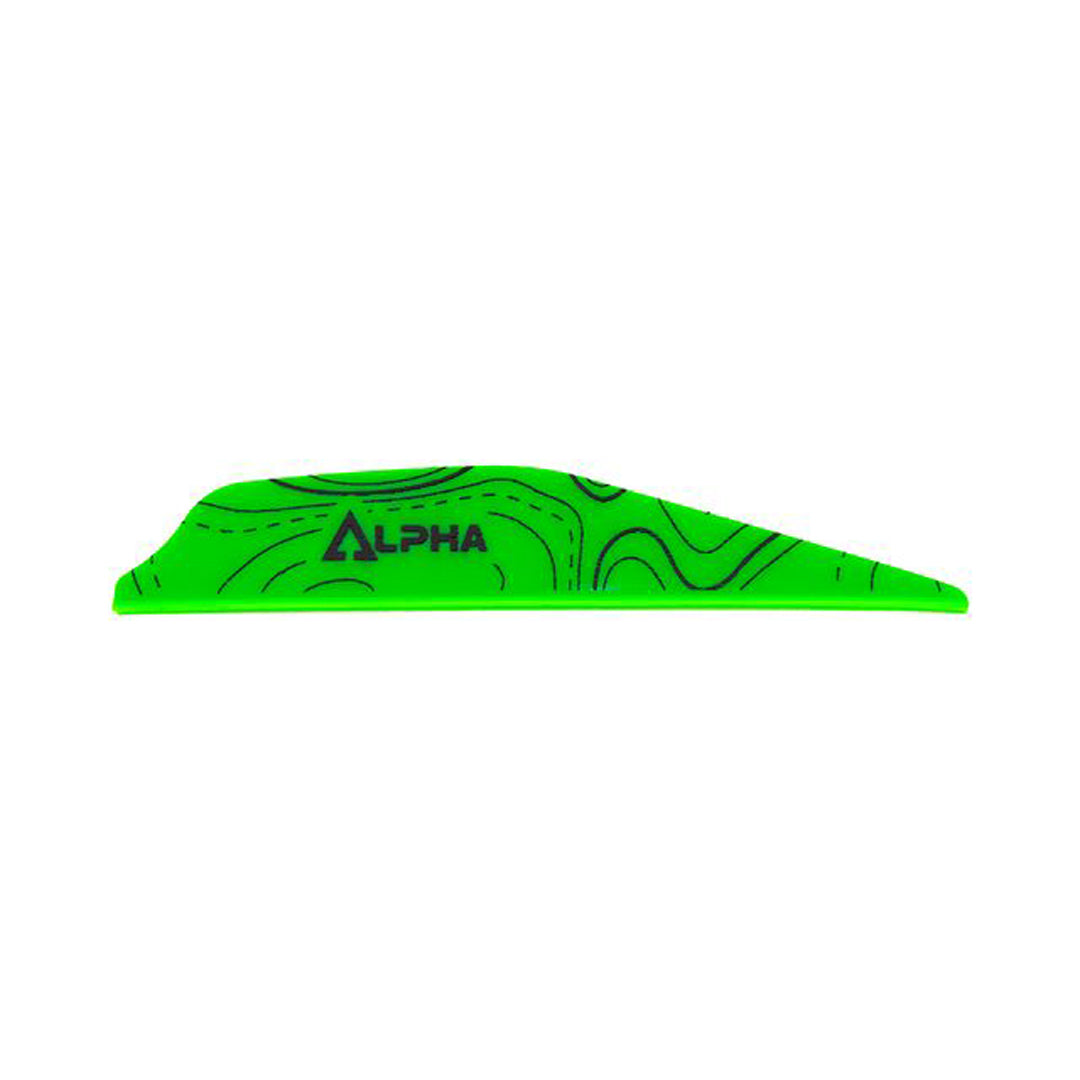 Bohning Alpha AR1250 Topo Vane - 100er Pack